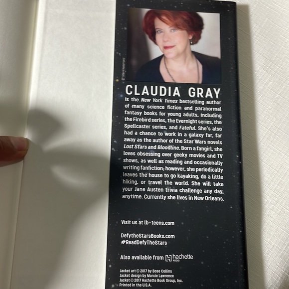 Defy the Stars: Defy the Stars by Claudia Gray (2017, Hardcover) signed - Picture 5 of 8